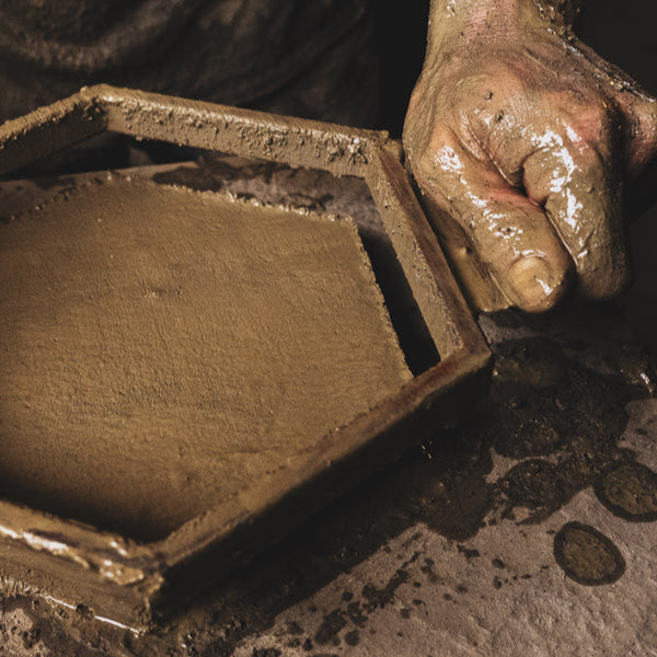 Terracotta gulv sekskant