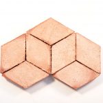 Terracotta gulv rombe