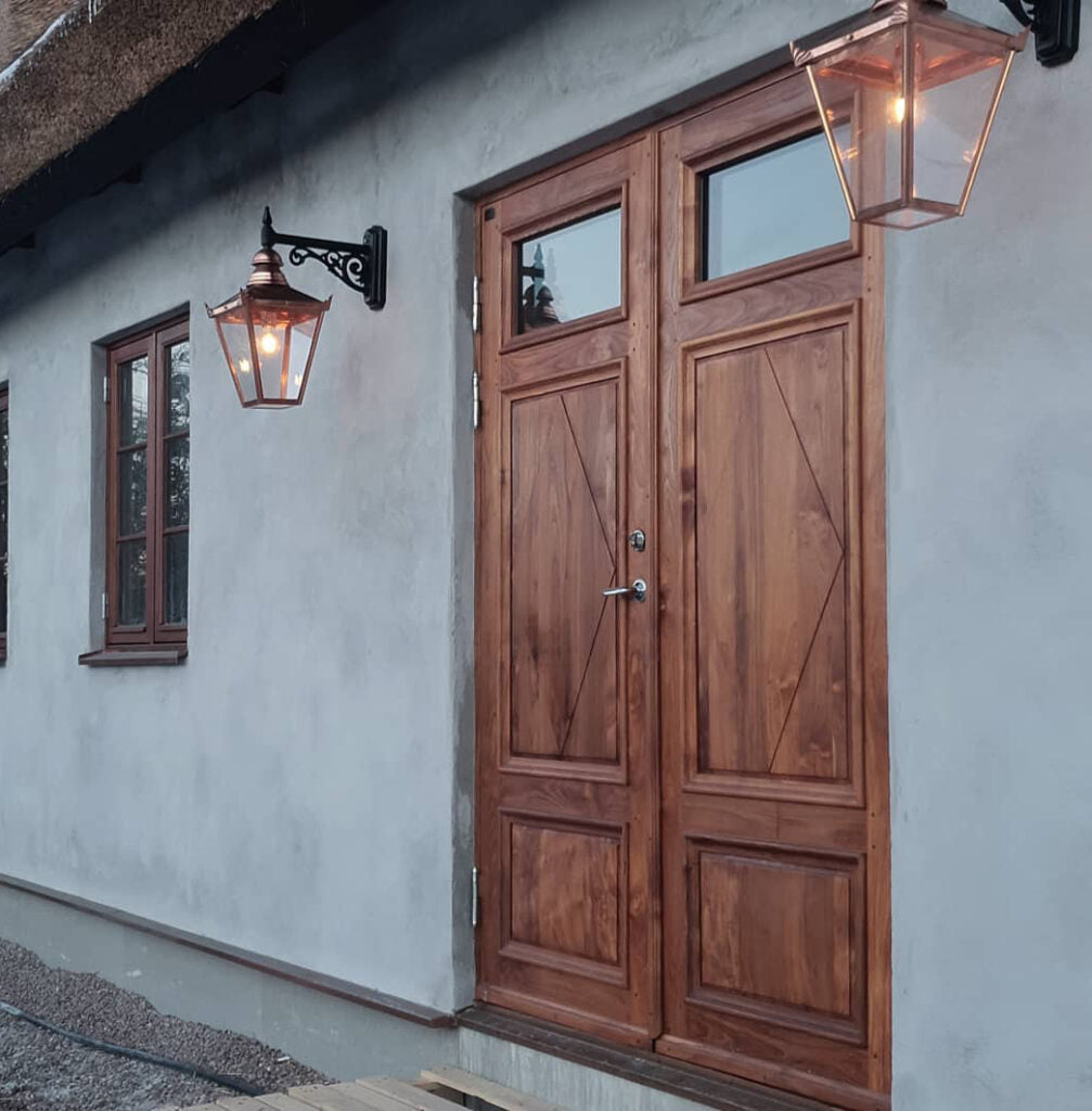 Christinehof pardörr teak