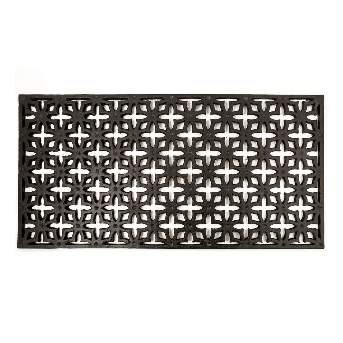 Fodskrabber i støbejern Rektangulær