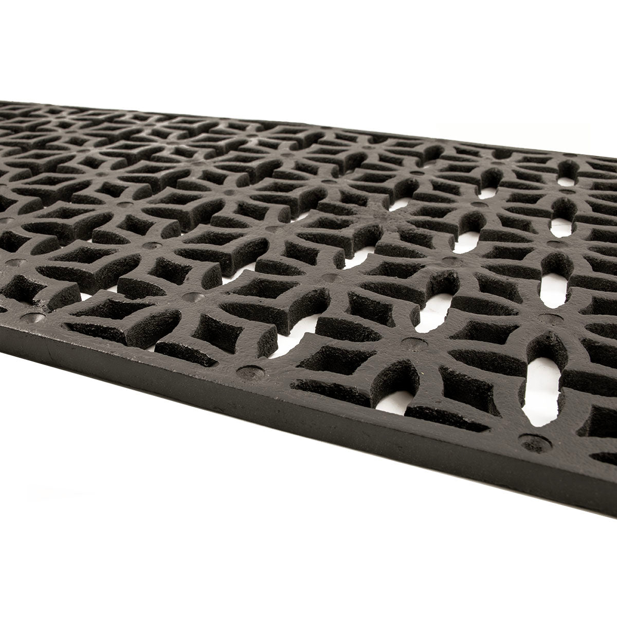 Fodskrabber i støbejern Rektangulær