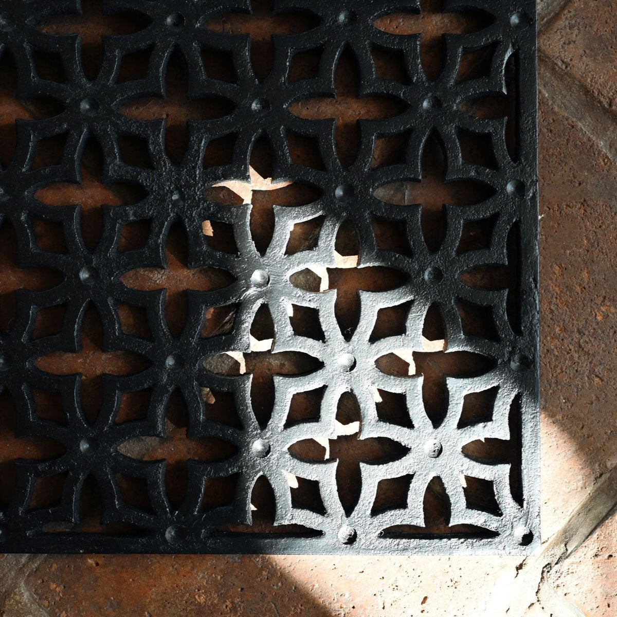 Fodskrabber i støbejern Rektangulær