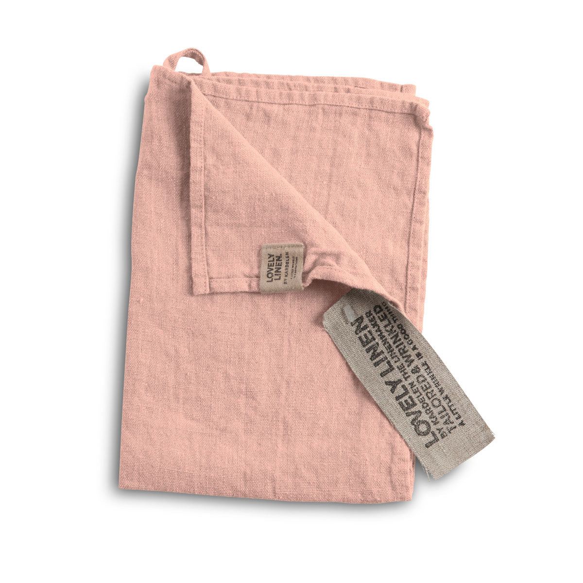 Linned håndklæde Naturhvid