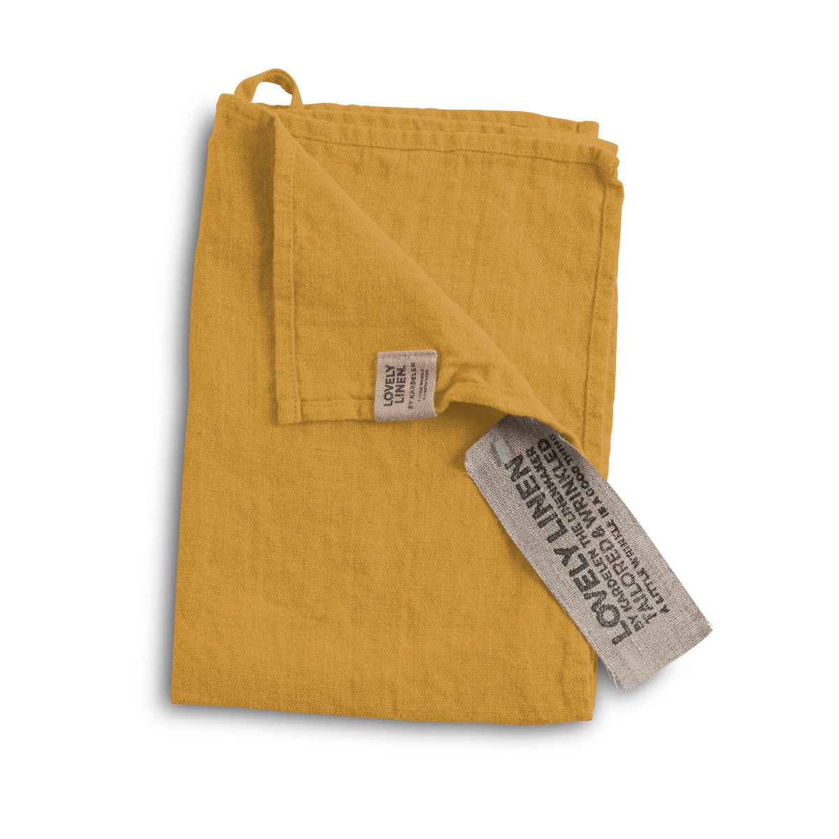 Linned håndklæde honning