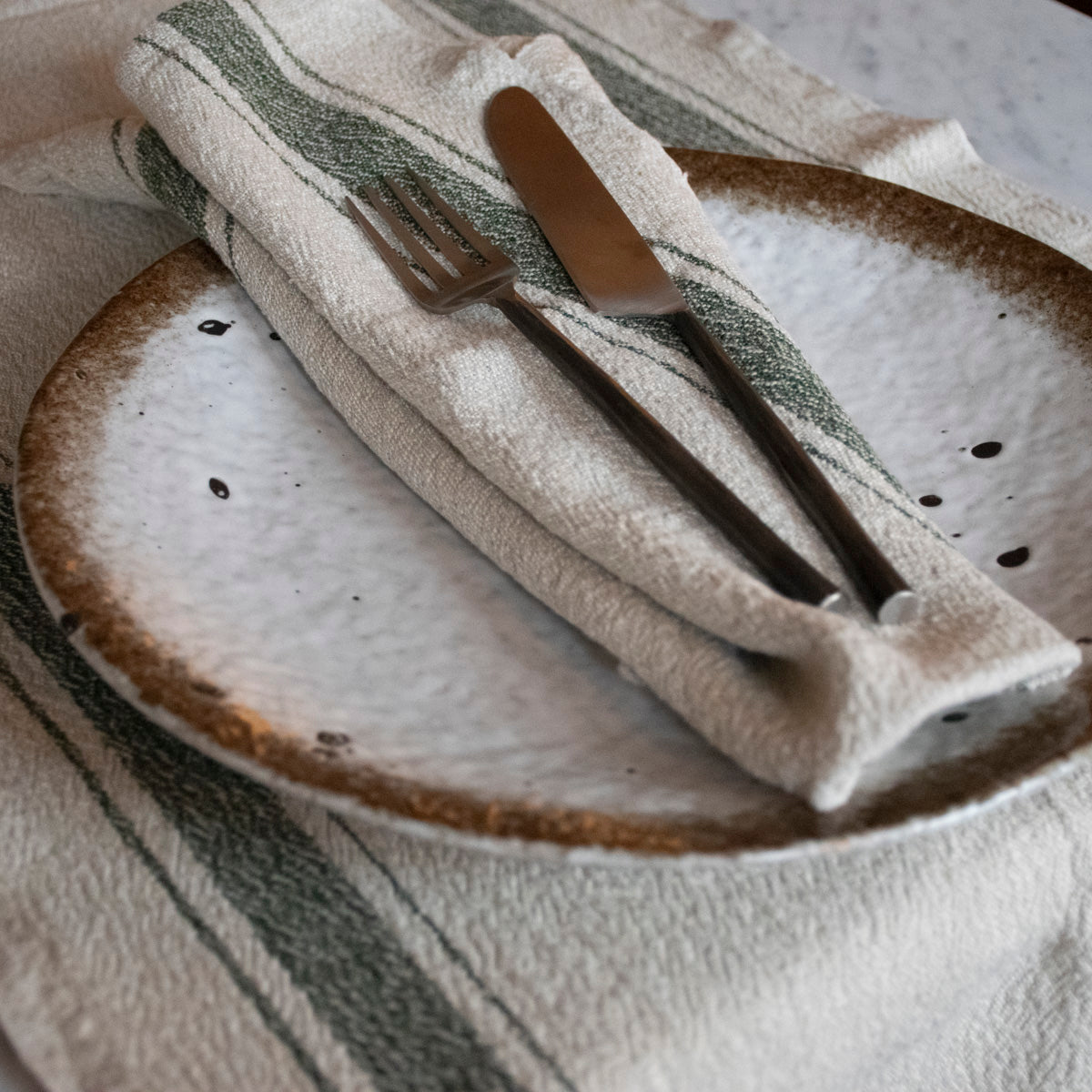 Løber Hörte natur/grøn 40x200