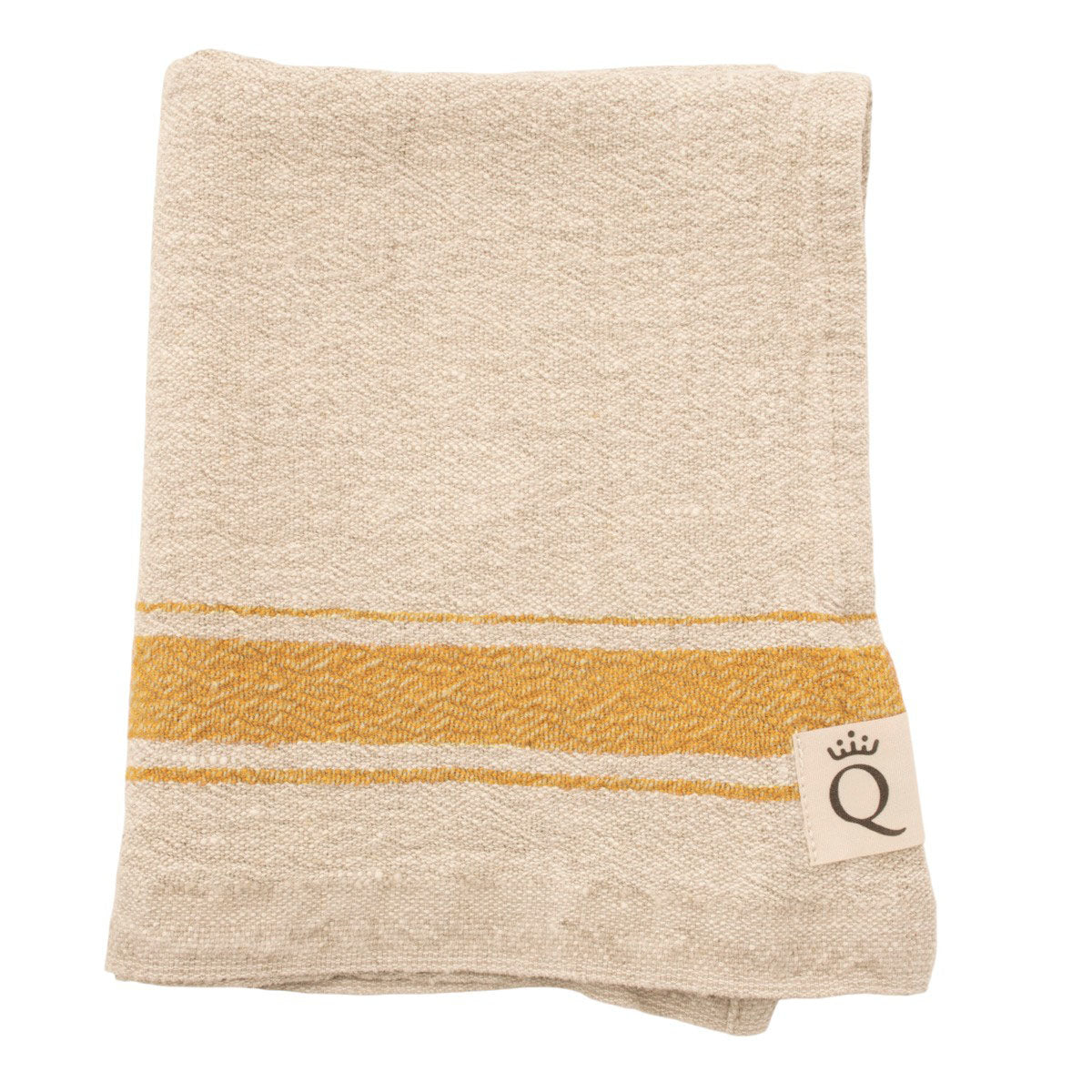 Køkkenhåndklæde Hörte natur/okre 40x65 cm