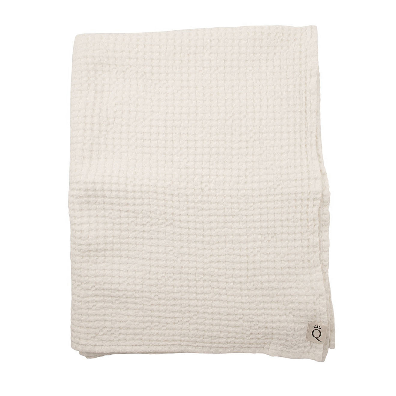 Vaffelbadehåndklæde Sandhammaren naturhvid 100x140 cm
