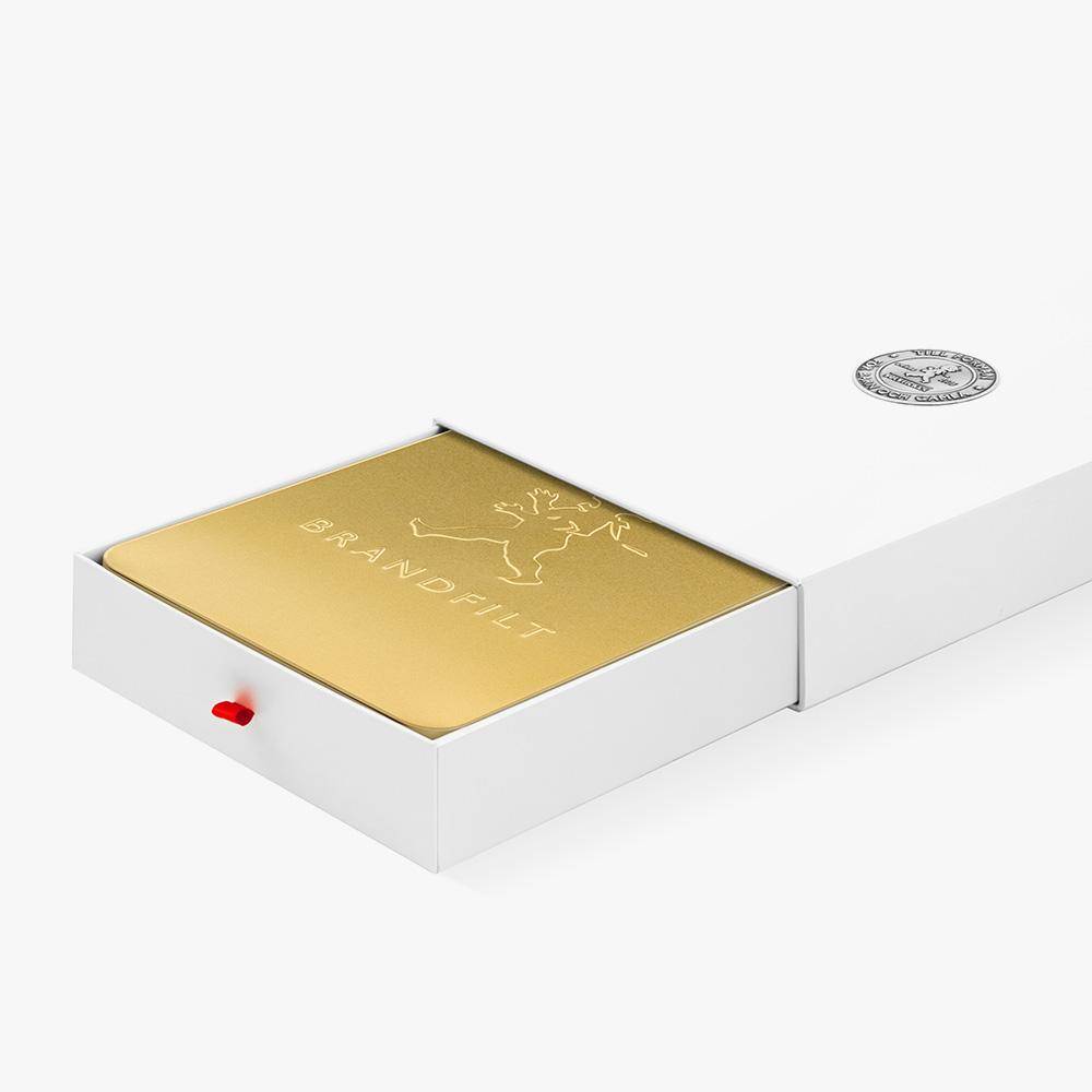 Solstickan brandfilt guld