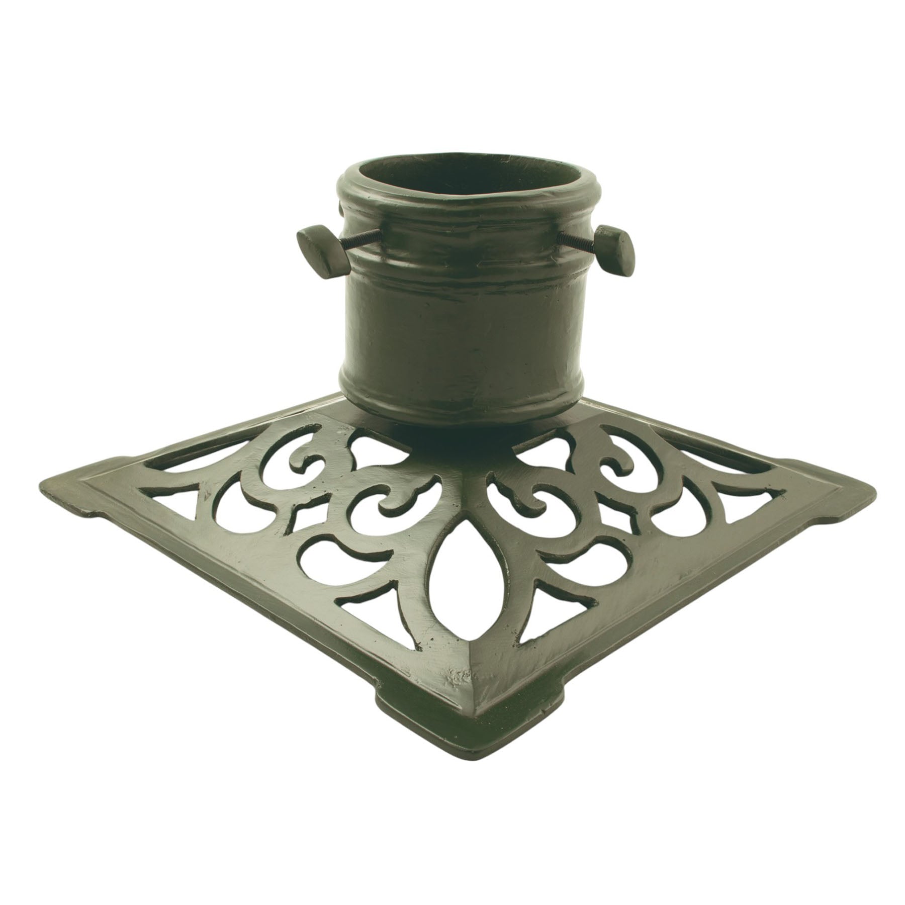 Juletræsfod Eva grøn aluminium