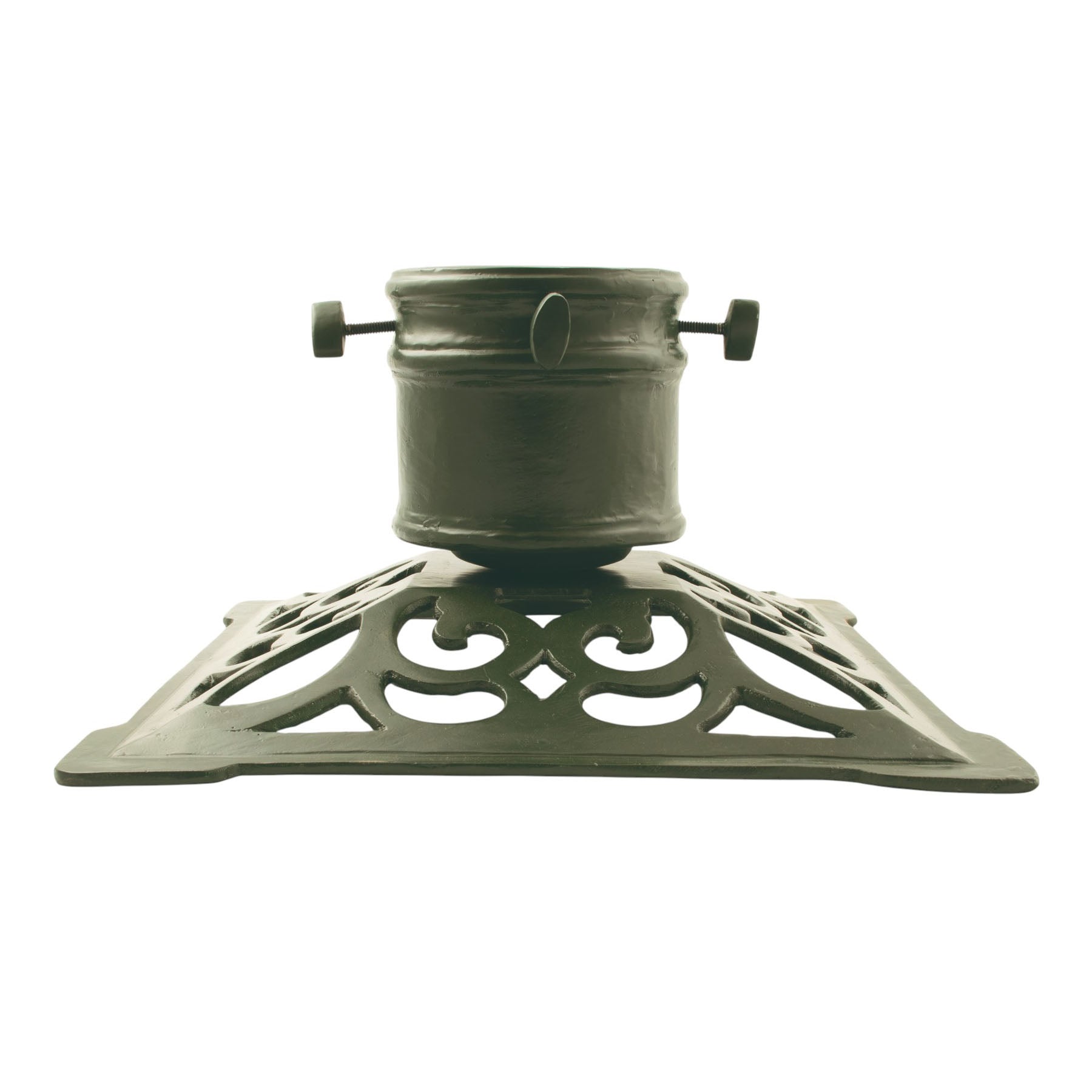 Juletræsfod Eva grøn aluminium