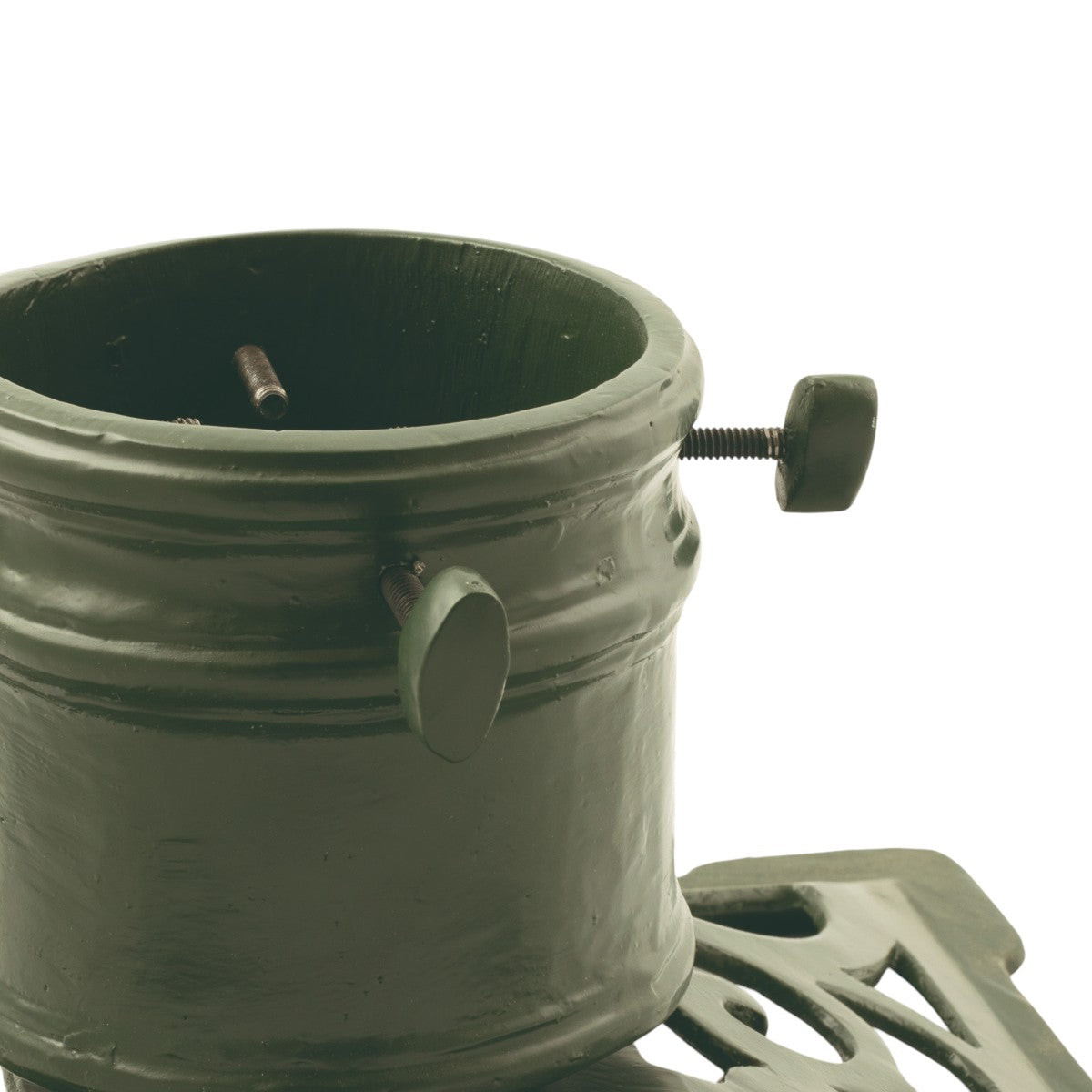 Juletræsfod Eva grøn aluminium