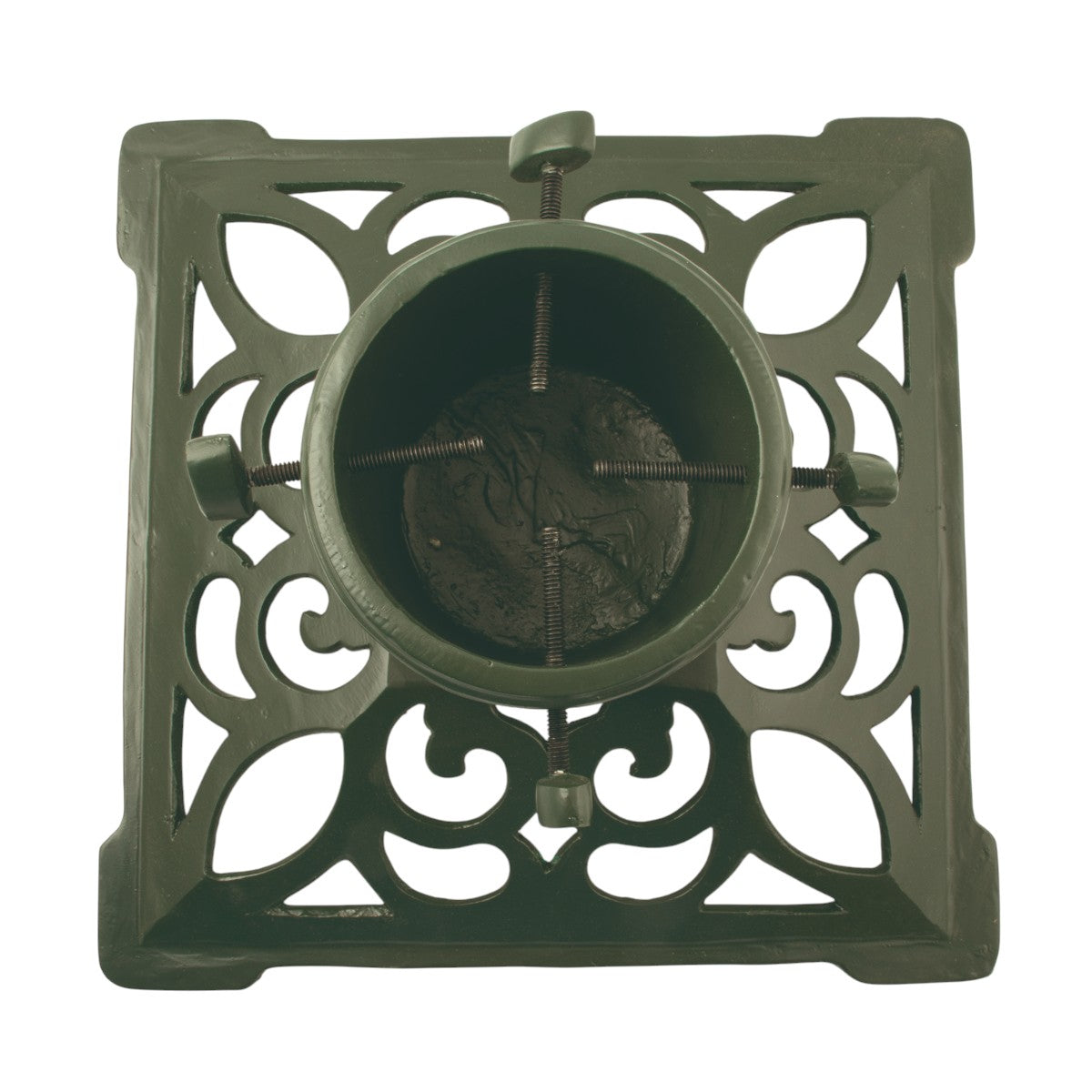 Juletræsfod Eva grøn aluminium