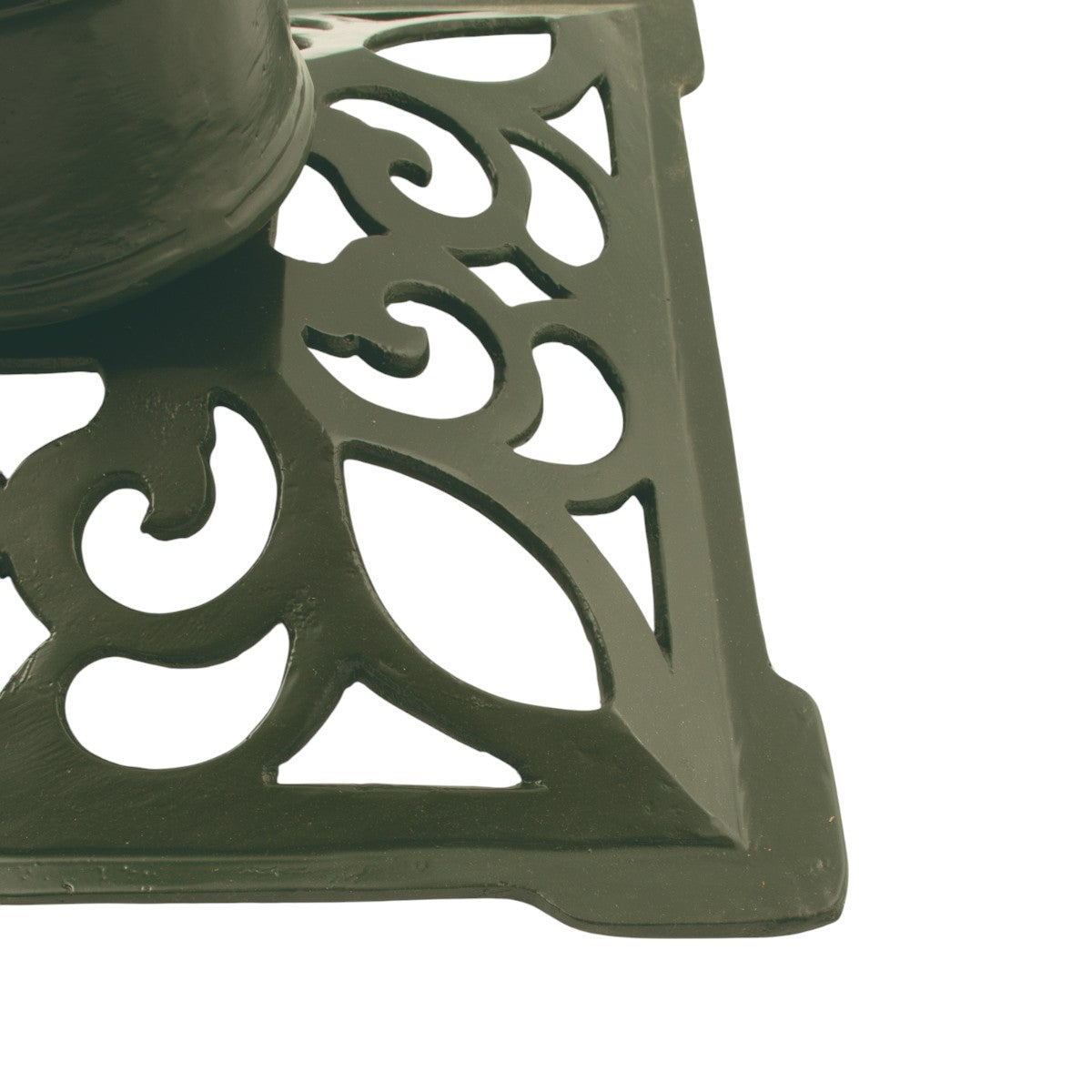 Juletræsfod Eva grøn aluminium