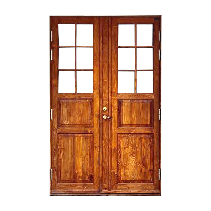 Kivik dobbeltdørs olieret teak 1280x2080mm