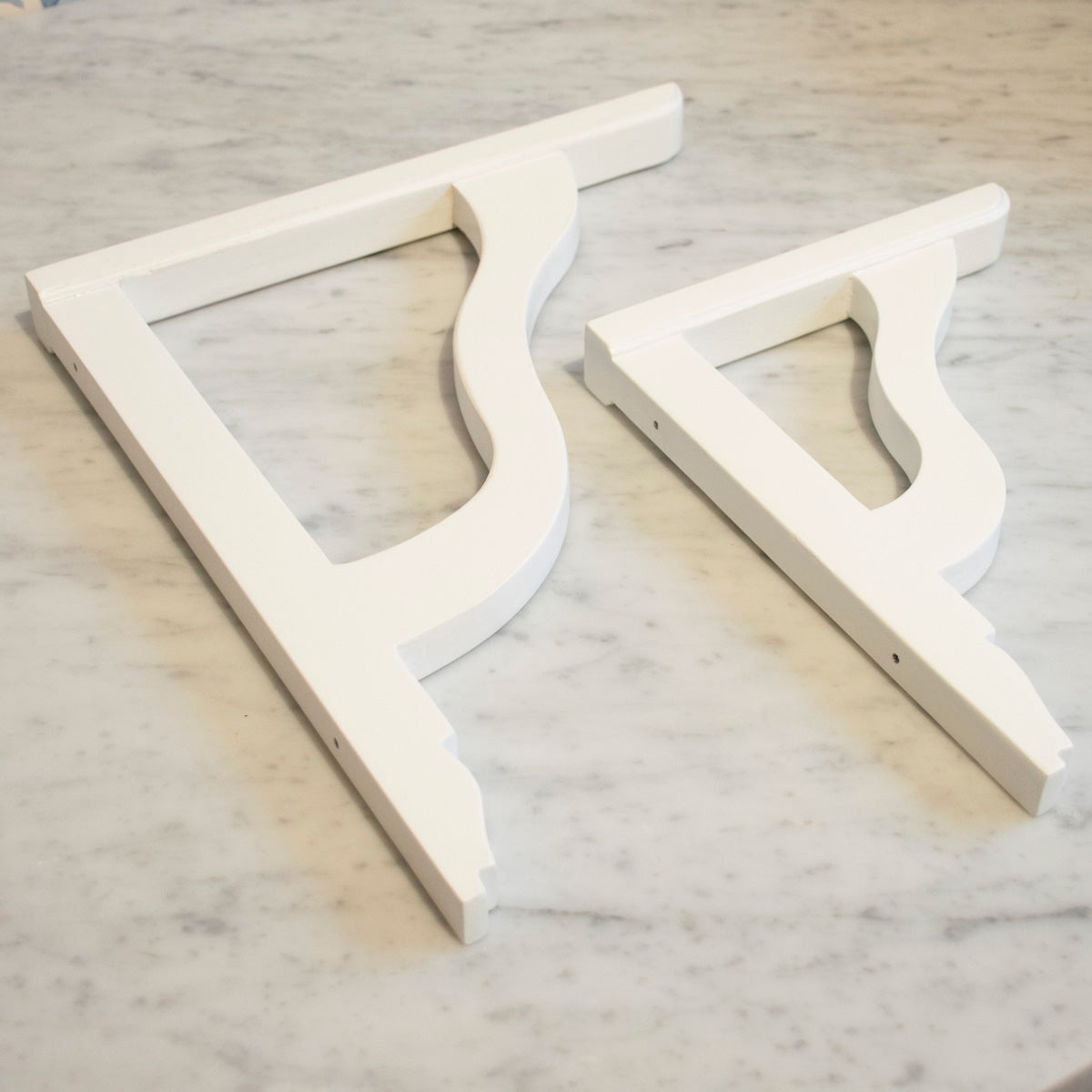 Konsol hvid i træ lille