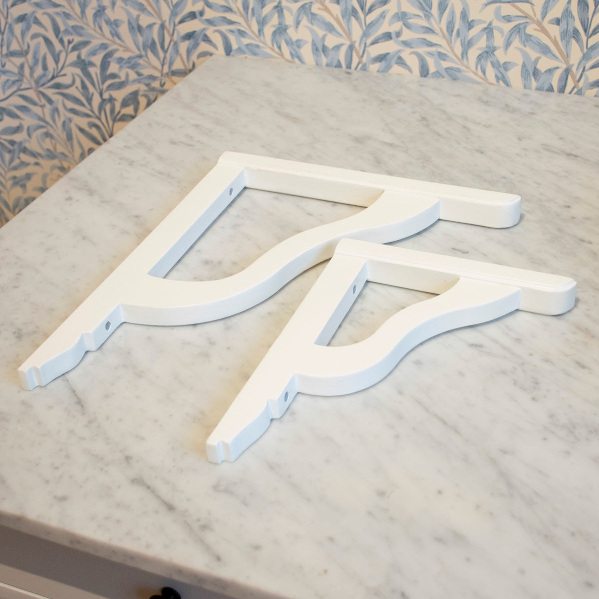 Konsol hvid i træ lille