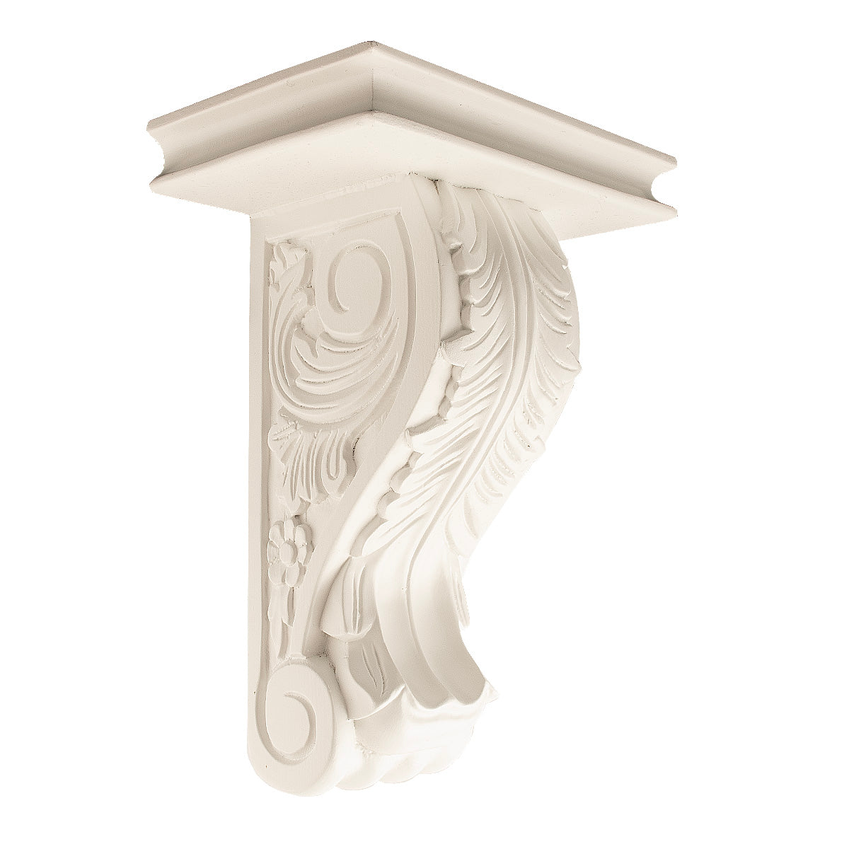 Konsol Træ Udskåret m/hylde