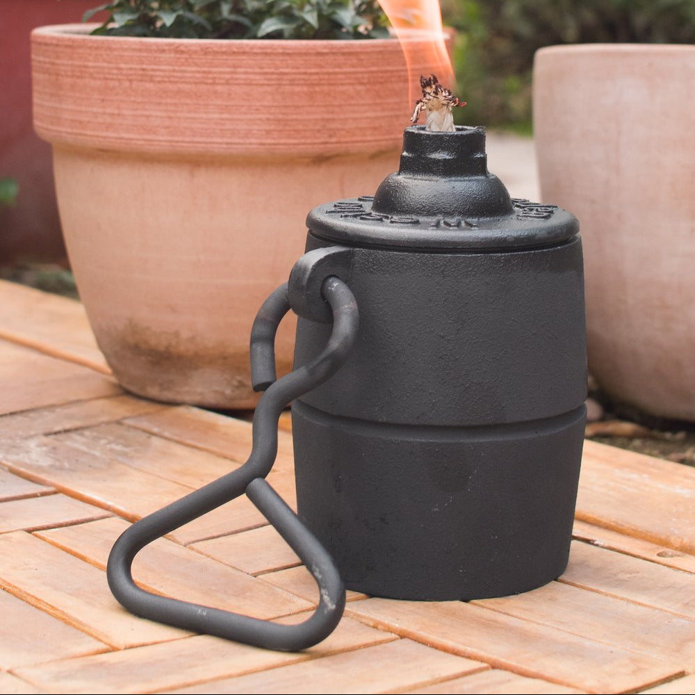 Olie lanterne støbejern