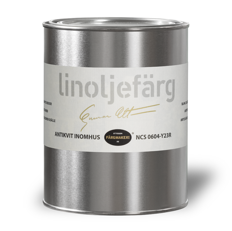 Antik hvid linoliefarve Ottossons