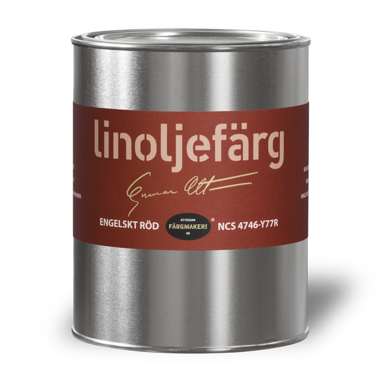 Engelsk rød linoliemaling