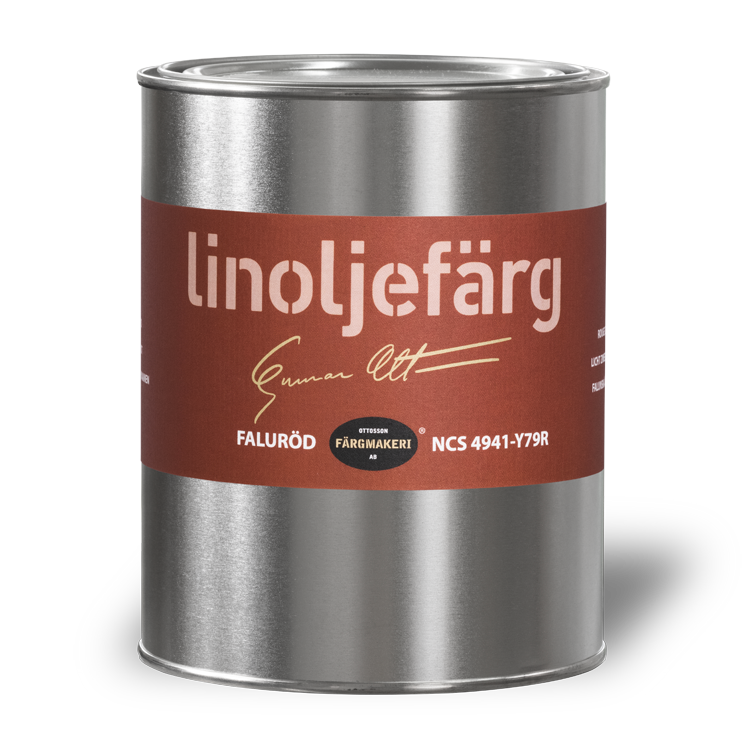 Falurød Linoliefarve Ottossons