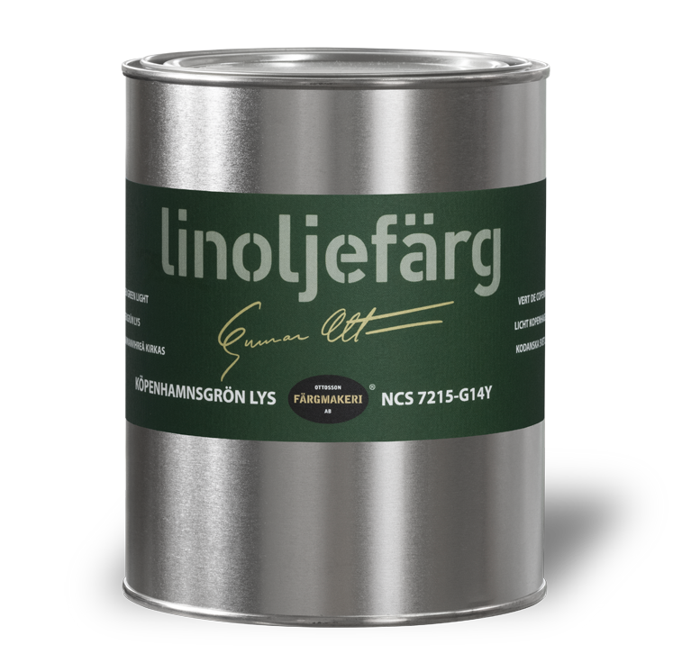 Københavnergrøn LYS Linoliefarve Ottossons