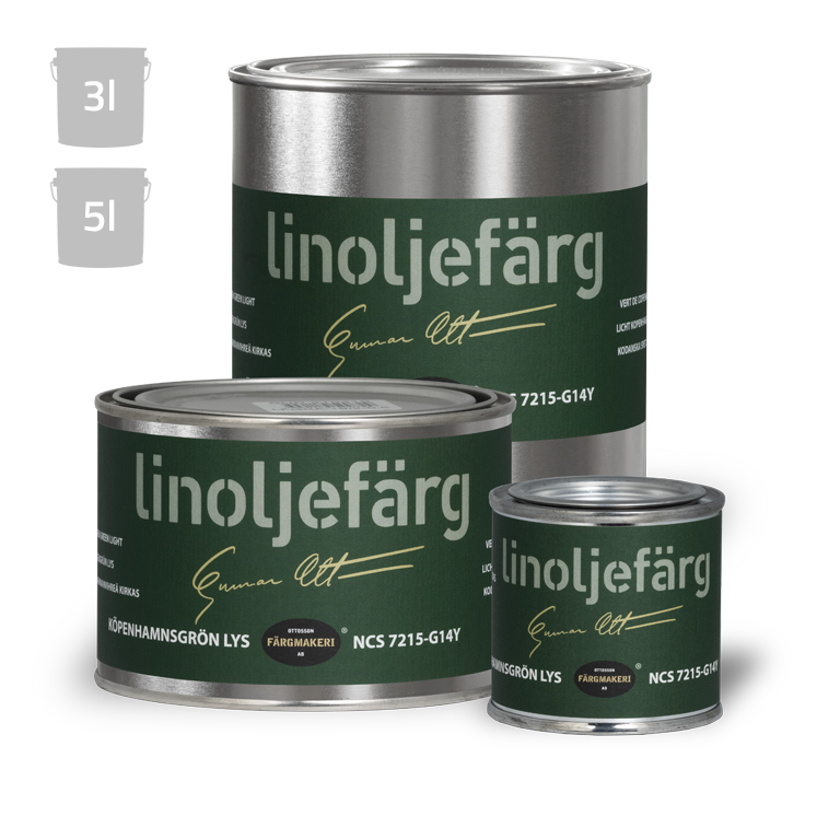 Københavnergrøn LYS Linoliefarve Ottossons