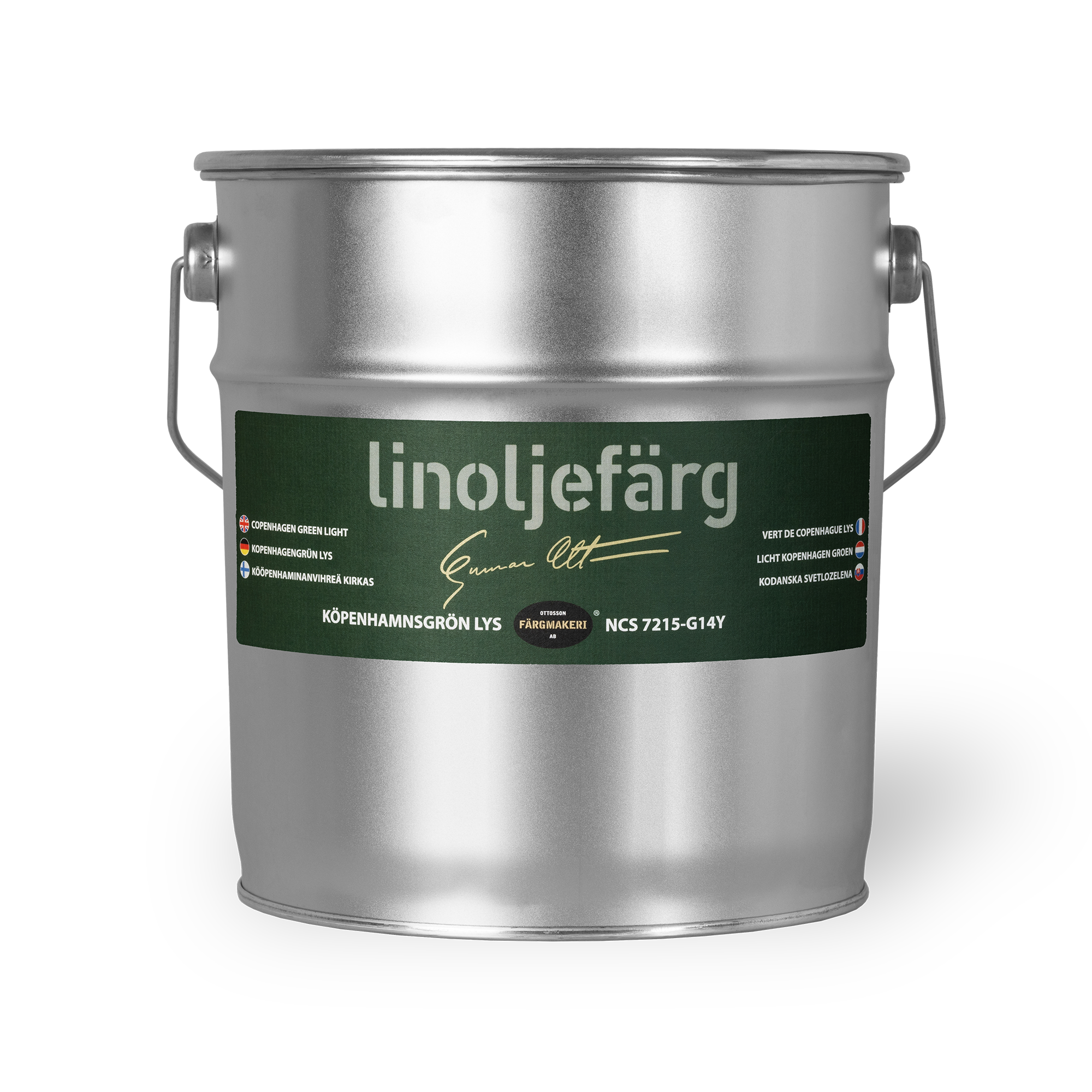 Københavnergrøn LYS Linoliefarve Ottossons