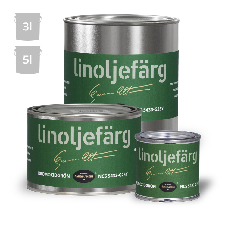 Kromoxidgrøn Linoliefarve Ottossons