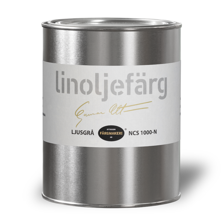 Lysegrå Linoliefarve Ottossons