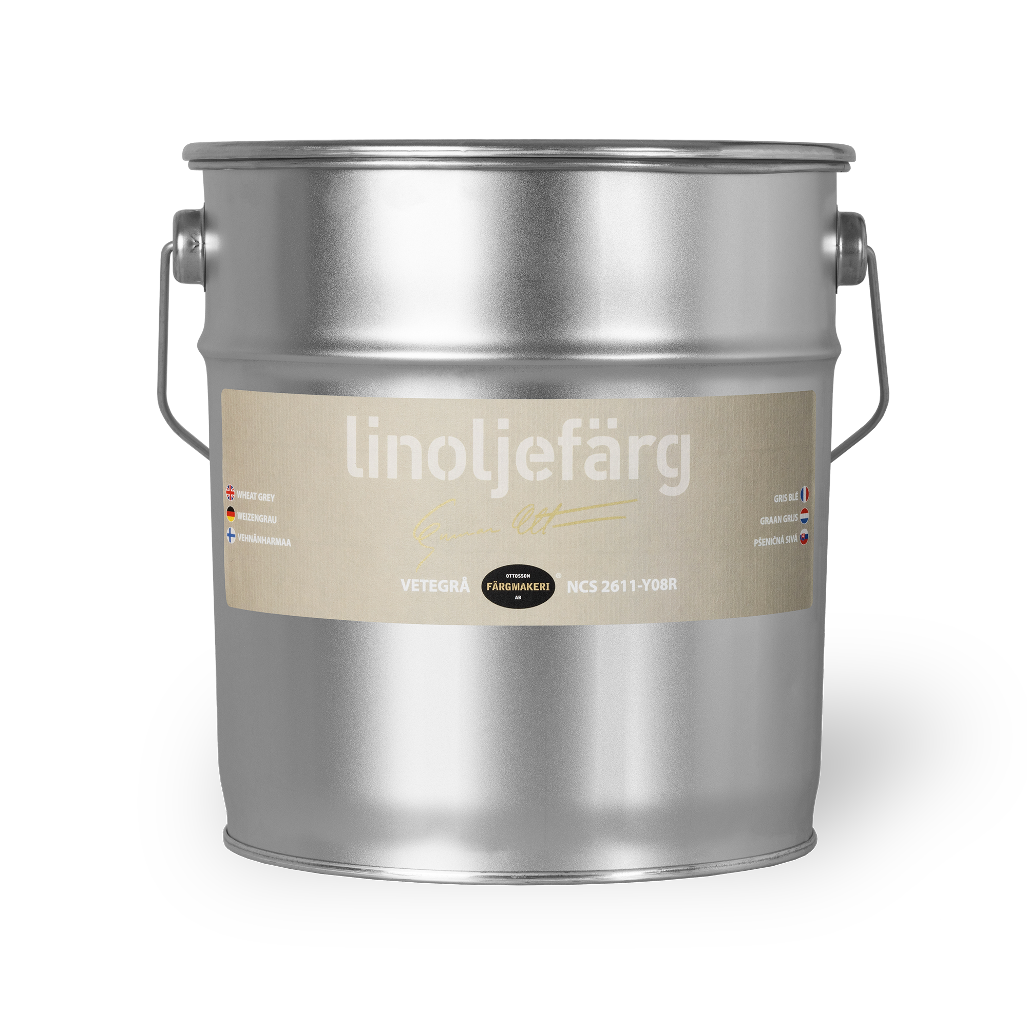 Hvedegrå Linoliemaling Ottossons