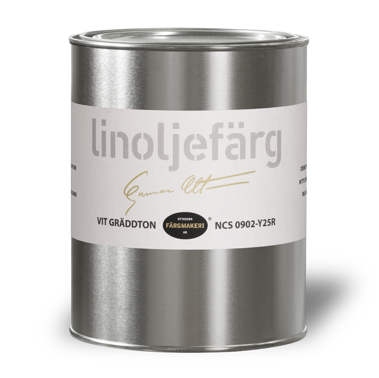 Hvid Flødenuance Linoliefarve Ottossons