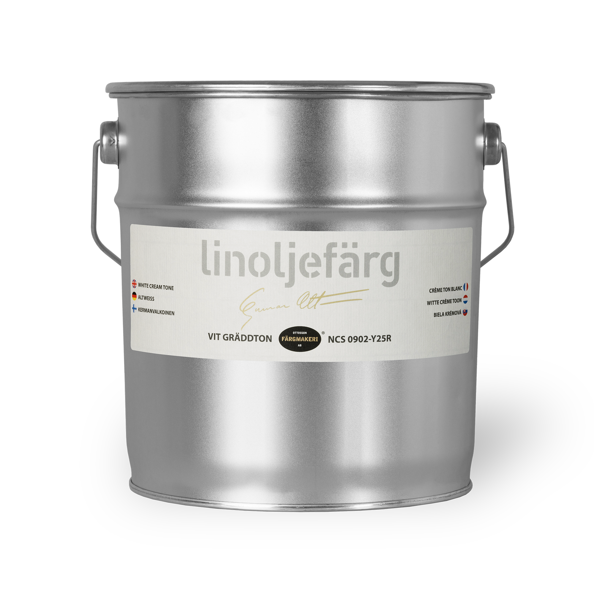 Hvid Flødenuance Linoliefarve Ottossons