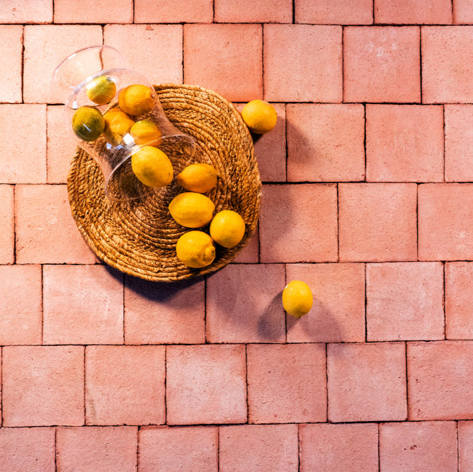 Håndlavet Terrakotta Fliser Rød 150×150 mm