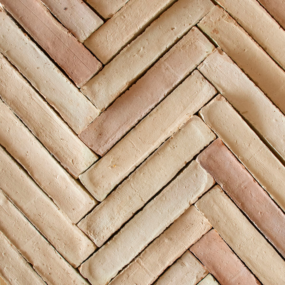 Belægningstegl sildeben peach/gul