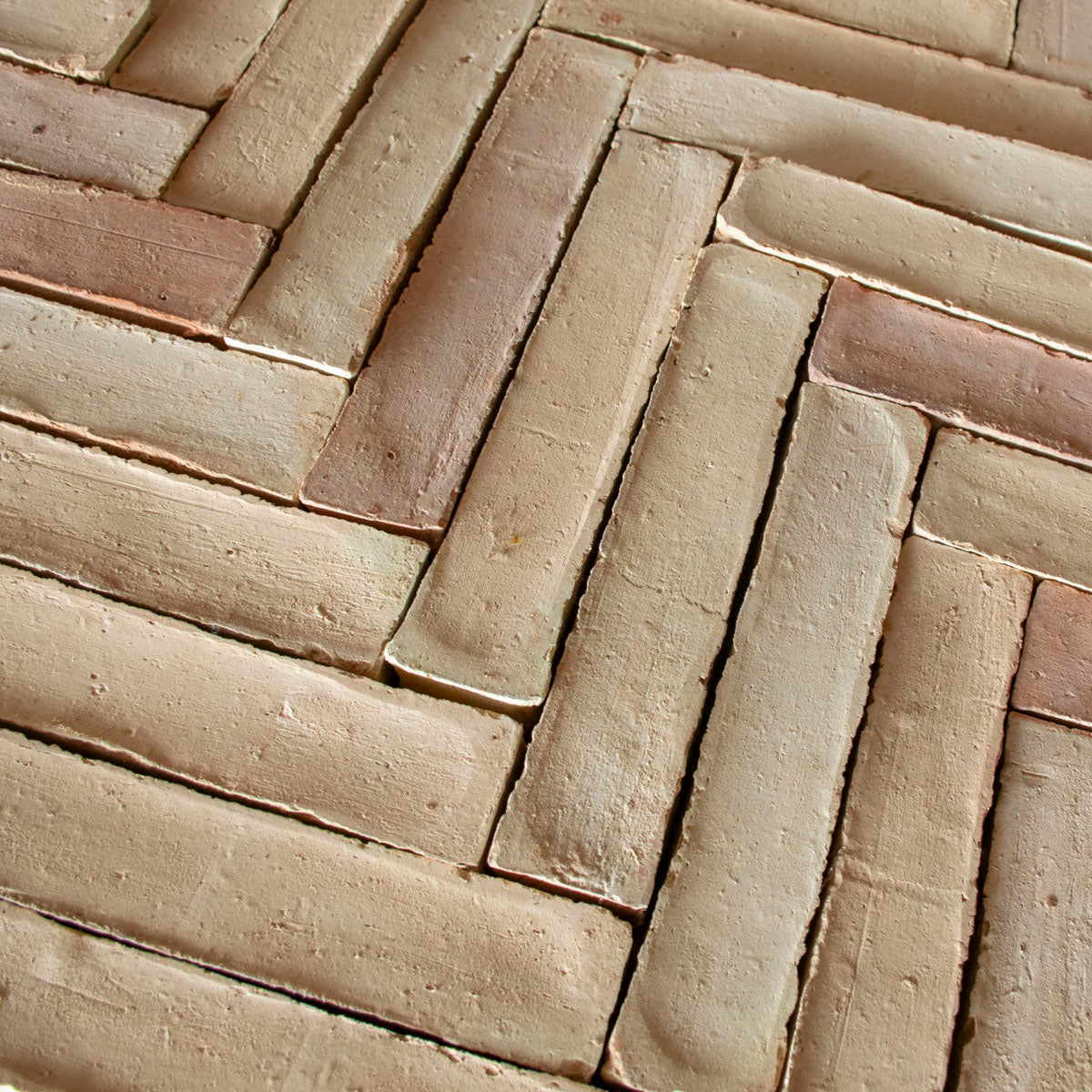 Belægningstegl sildeben rød