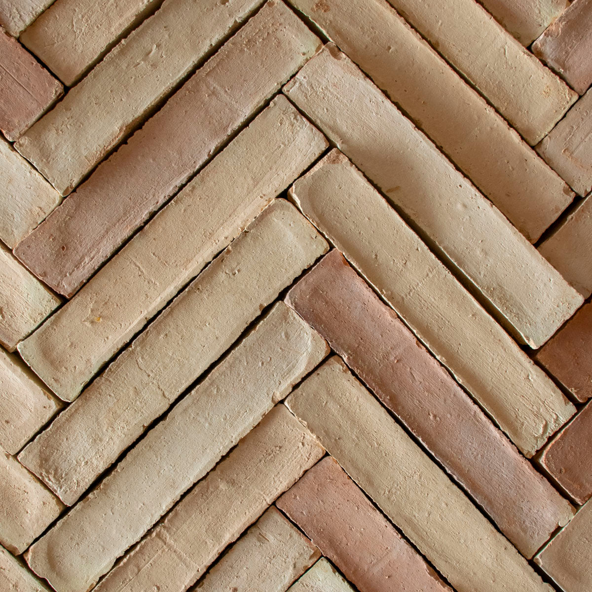 Belægningstegl sildeben peach/gul