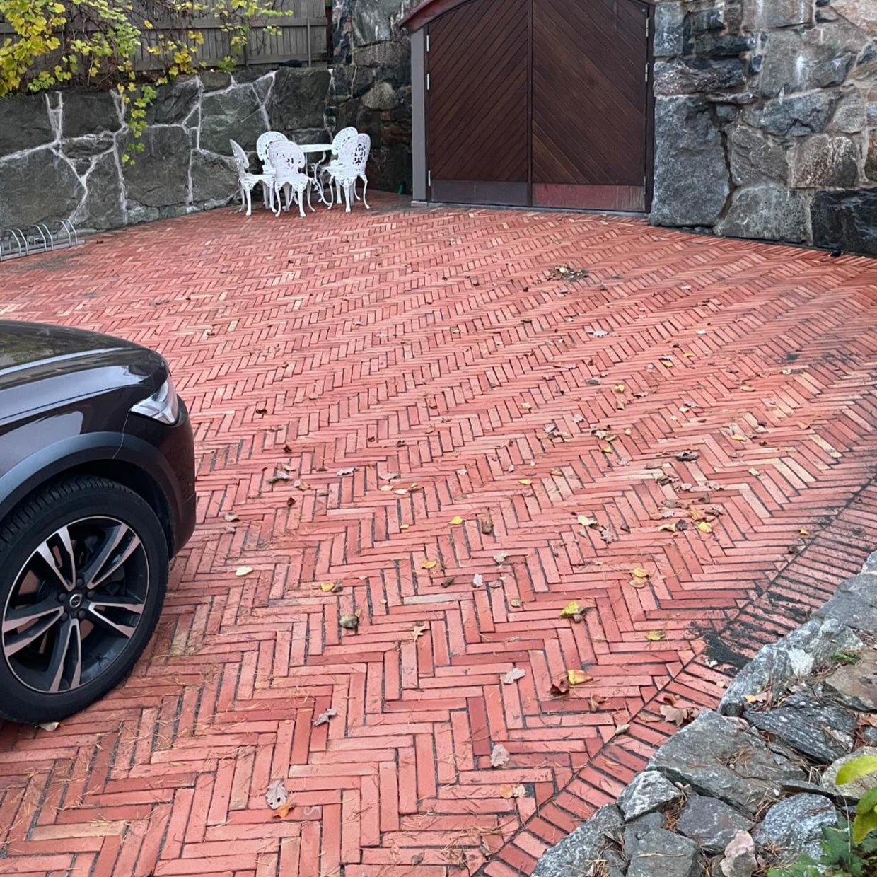 Belægningstegl sildeben rød