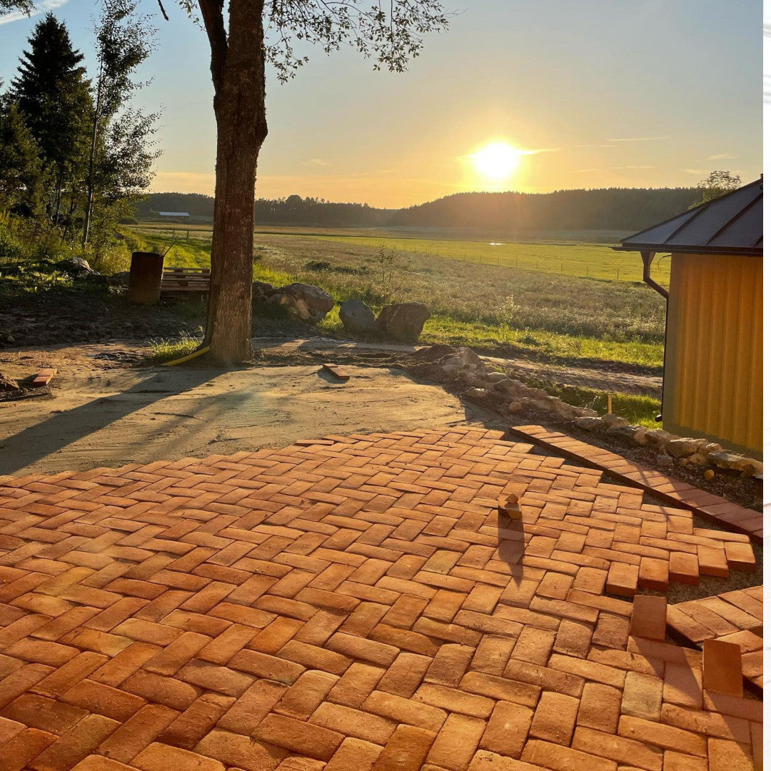 Belægningstegl rød