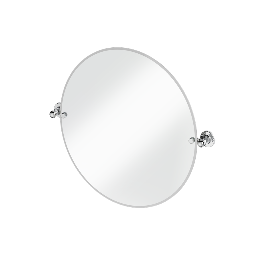 Burlington spegel rund 60 cm med väggfästen