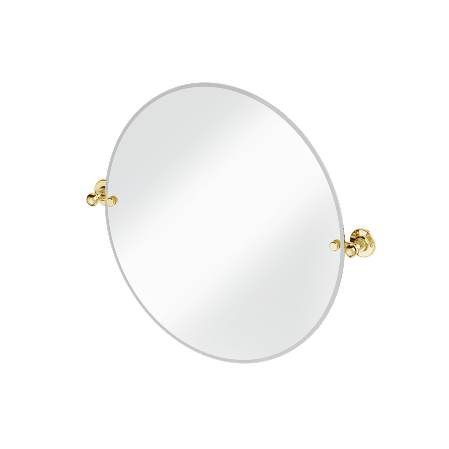 Burlington spegel rund 60 cm med väggfästen