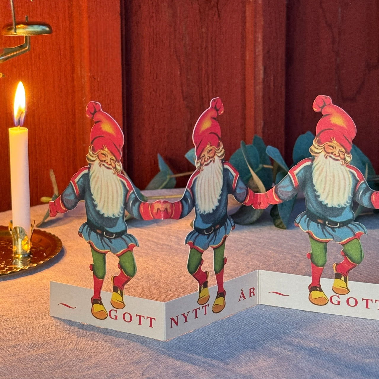 Papirlinje Julemanden Glædelig Jul