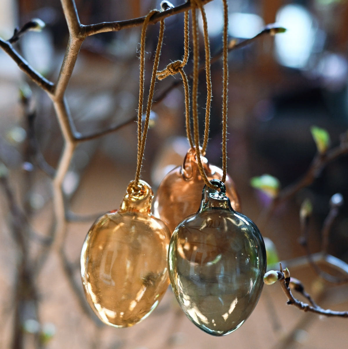 Glasæg til påskegrene 3-pakke