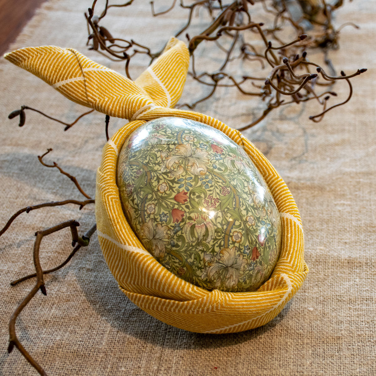 Påskägg 15 cm William Morris Golden Lily