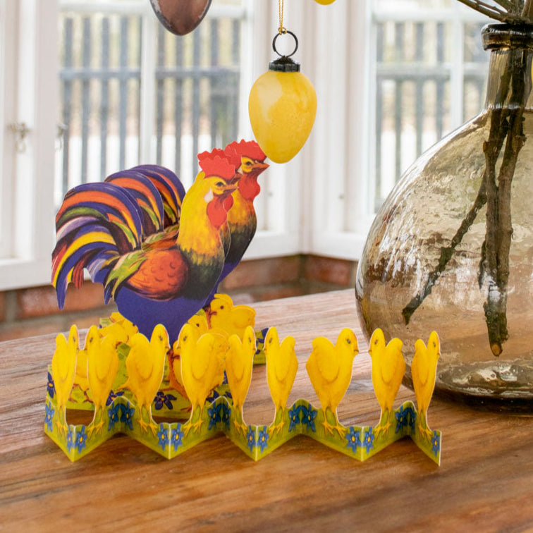 Papirdekoration Kylling