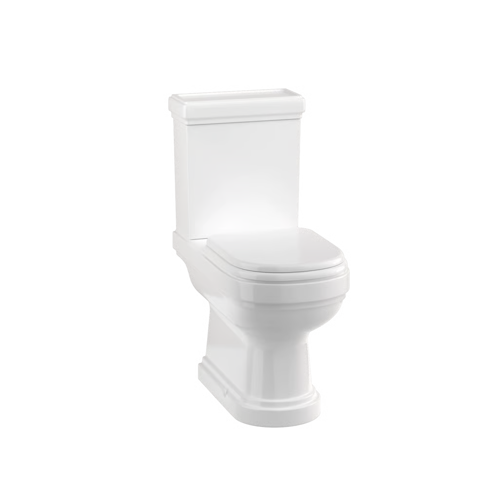 Toilet Burlington Riviera gulvstående P-lås