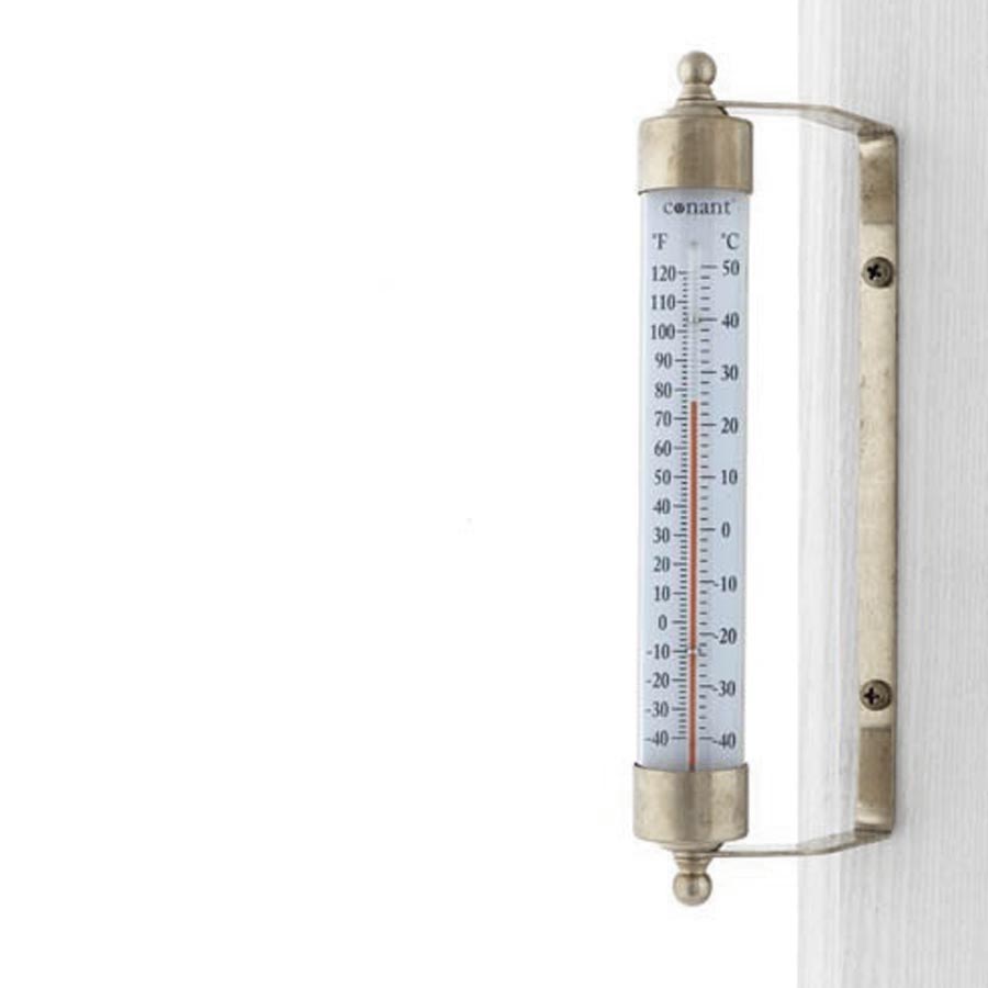 Termometer förnicklad