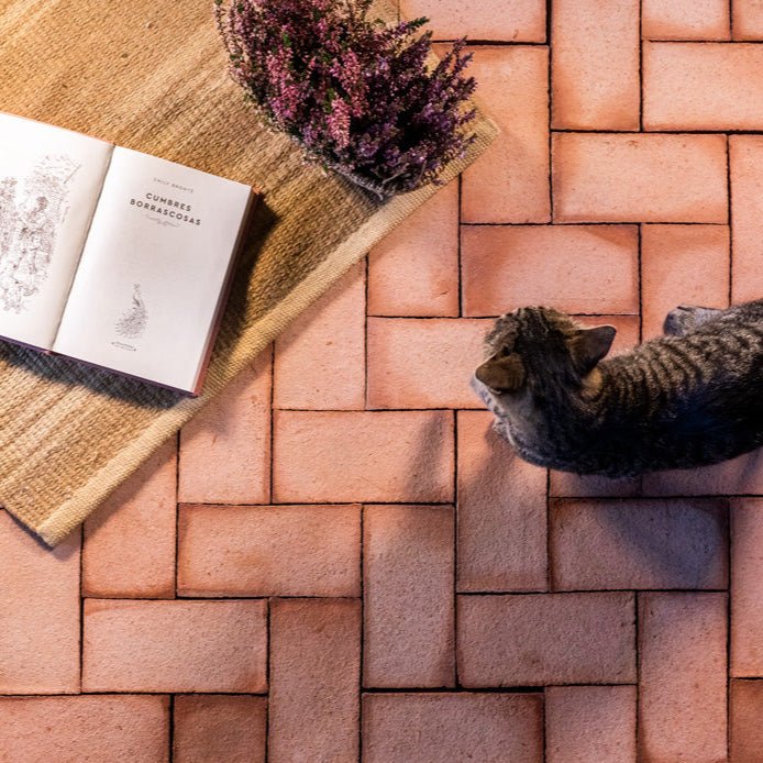 Belægningstegl rød