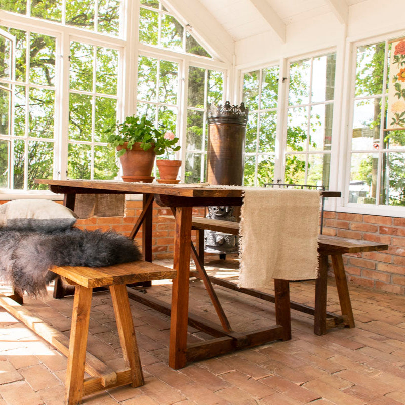 Ingrid Rustik Bænk Olieret Teak