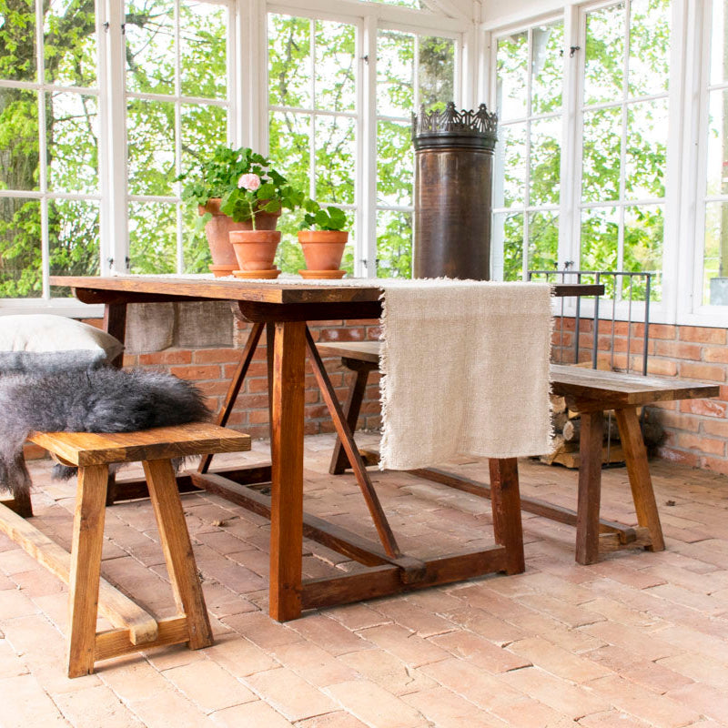 Ingrid Rustik Bænk Olieret Teak